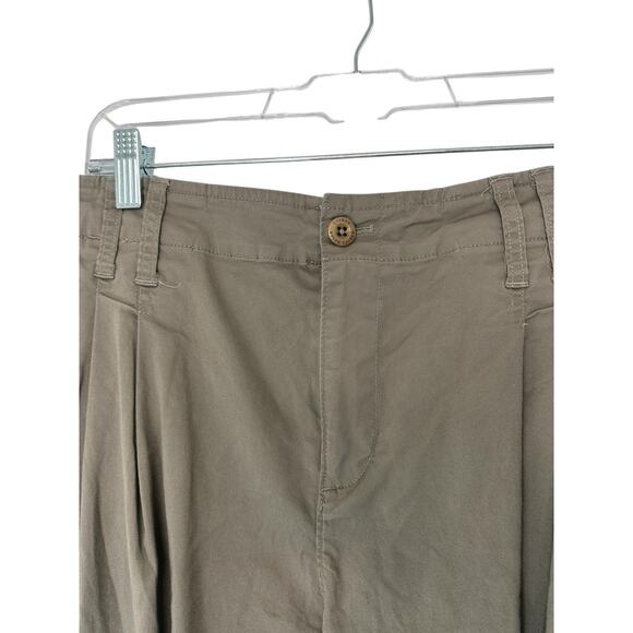 Lauren Ralph Lauren Black Label Beige Quiet‎ Luxury Cargo Pants Size 8 Petite - Picture 5 of 12